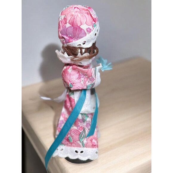 Bobbin Doll On Wooden/Metal Spindle Spool Vintage 1970's - Picture 9 of 11